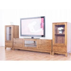 Solid Oak Wooden TV Stand