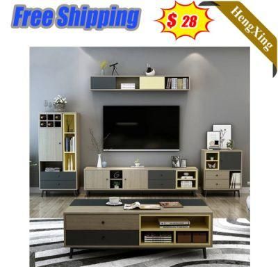 Modern Living Room Coffee Table Furniture TV Cabinet Stand (HX-8ND9578)