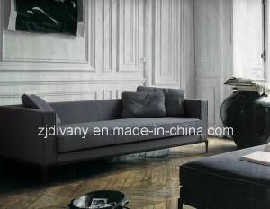 American Style Leather Sofa Living Room Fabric Sofa Set (D-38-2)