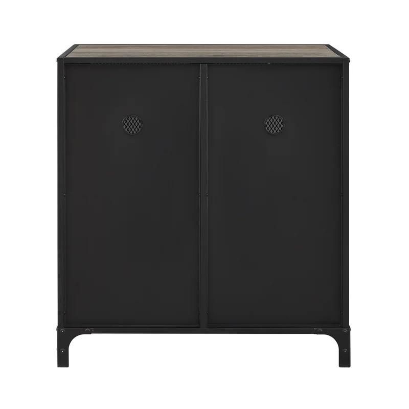 Home Storage Use Modern Metal Lockers with Foot 2 - Door Accent Cabinet