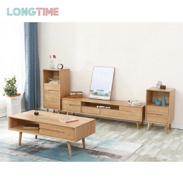 Custom Living Room Wooden Furniture TV Stand Side Coffee Table Storage Cabinet