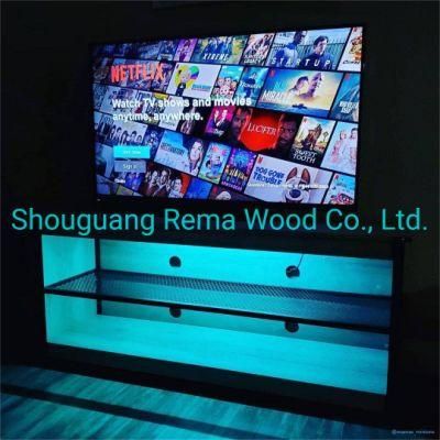 Modern Gray Gaming TV Stand TV Cabinet TV Console for Living Room