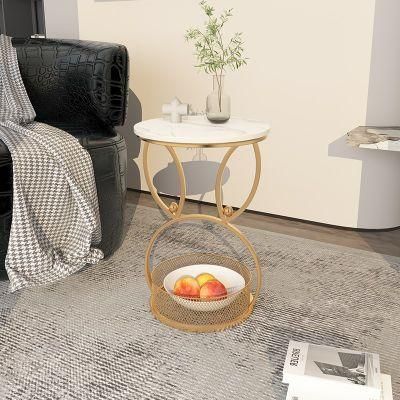 New Arrival Luxury Tea Table Metal Coffee Table for Home Hotel Apartment