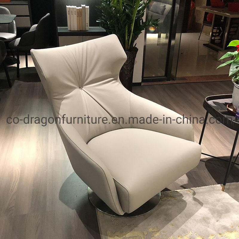 Fashion Design Swivel Leather Leisure Chair for Living Room Furniture