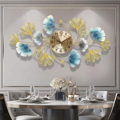 European Style Home Fashion Creative Clock Living Room Luxury Atmosphere Art Wall Clock Restaurant Clock Personality Wall Watch