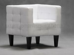 Modern Home Hotel Furniture White PU Leisure Sofa Chair