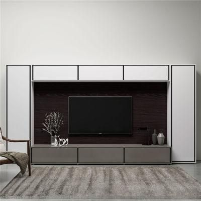 Elegant Modern Large TV Wall Cabinet TV Cabinet Living Room Furniture Best Sale TV Cabinet and Coffee Table Set