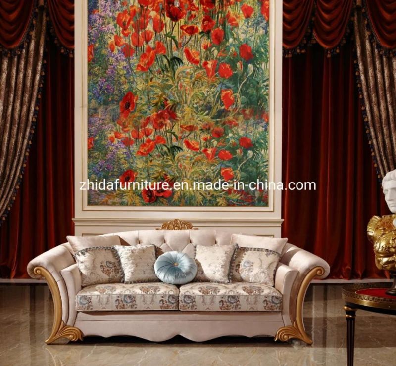 Hotel Restaurant Reception Classic Cheap Luxury Living Room Sofa