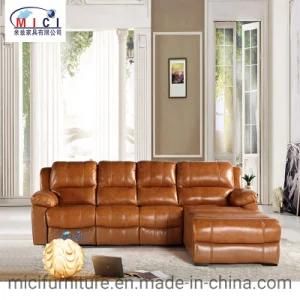 Modern Living Room Furniture Comfortable Genuine Leather Recliner Sofa