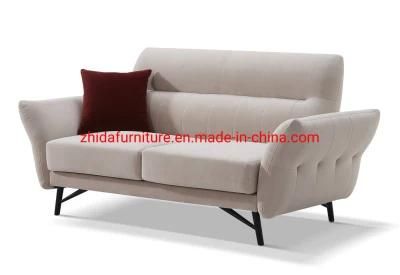 Villa Hotel Apartment Furniture Brown Fabric Modern Living Room Lobby Sofa Bedroom 1 2 3 Sectional Sofa with Armrest