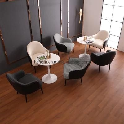 Modern Restaurant Furniture Iron Base Meeting Reception Coffee Table