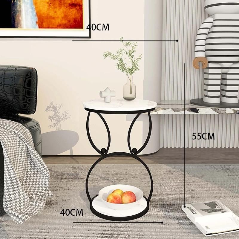 New Arrival Simple Design Side Table Metal Coffee Table for Home Hotel Apartment