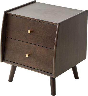 Nightstand, Industrial End Side Table with Drawer and Shelf, Night Stand for Bedroom, Living Room Table