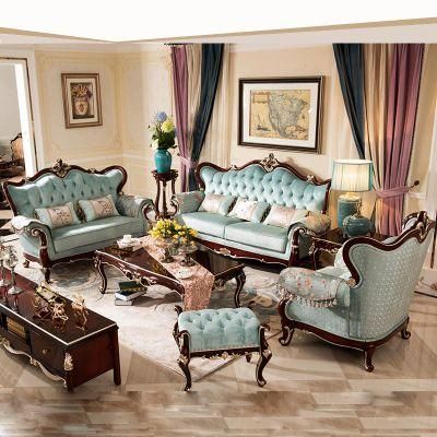 European Fabric Sofa in Optional Sofa Seats and Furniture Color