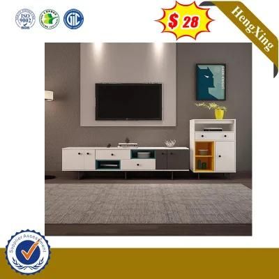 Modern LED Wooden Living Room Hotel Home Particle Board TV Cabinet