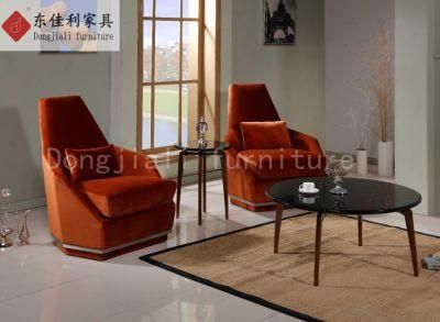 Home Hotel Furniture Simple Design Black Coffee Tea Table with Marble Top