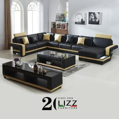 Modern Home Furniture Living Room with LED Sofa Set