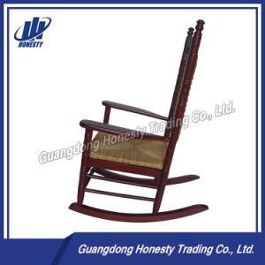 Cy2272 Top Sale Wood Rocking Chair with Rattan