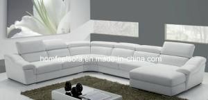 Modern Chinese Sectional Leather Lounge Corner Fabric Sofa (F303#)