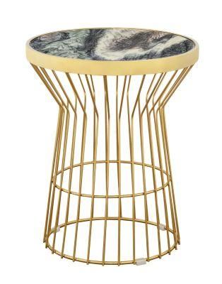 Living Room Home Hotel Metal Reception Coffee Side Table