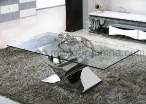 Modern Home Furniture Glass Coffee Table (CT6033#)