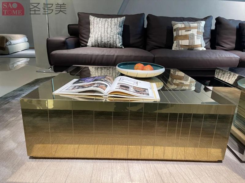 Side table Living Room Furniture Metal Frame Coffee Table