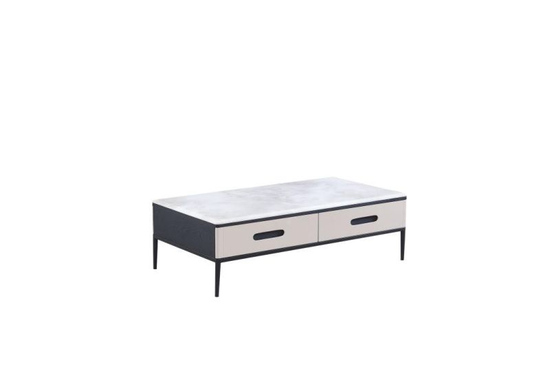 Dg-1059 TV Stand //Marble Top /MDF with Oak Veneer/ Metal Coating Base