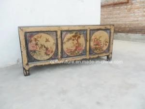 Vintage Old Tradiptional Antique Hand Painted Furniture TV Stand