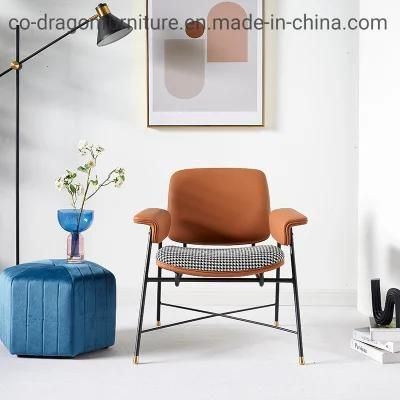 China Wholesale Leisure Chair with Metal Frame for Modern Furniture