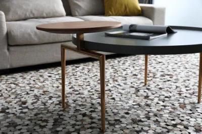 Industrial Multifunction Smart Small Round Tea Coffee Table Set