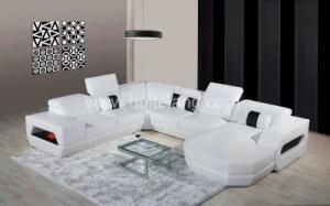 Home Hotel Bedroom Living Room Leather Furniture (8011#)