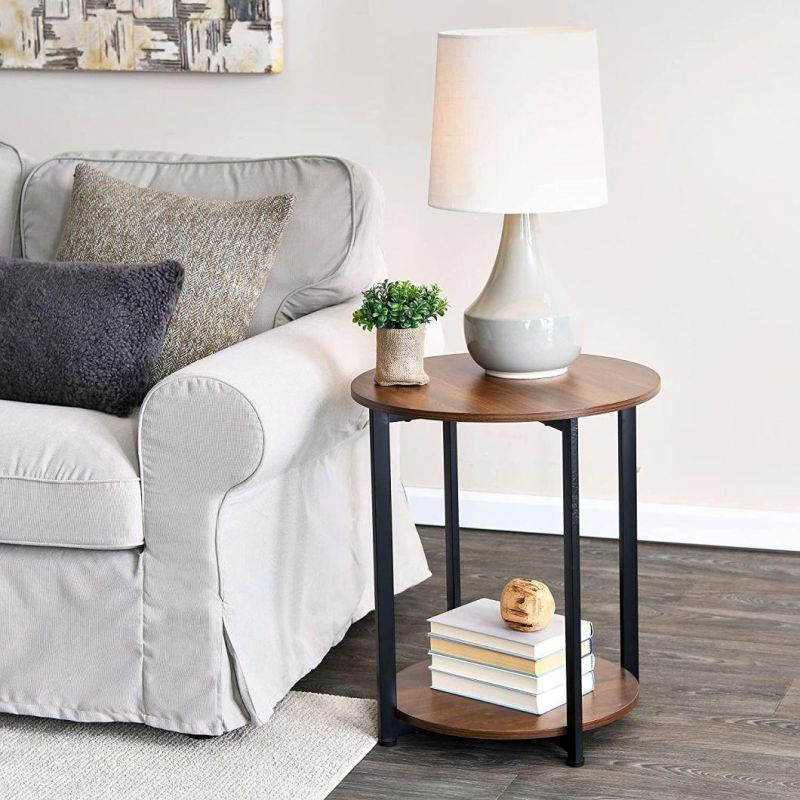 Modern Family Furniture Living Room with Simple Storage Round Coffee Table