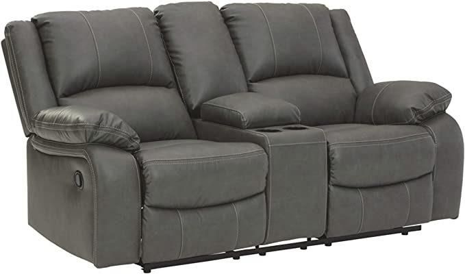 Jky Furniture Modern Design Air Breathable Leather Manual Recliner Sofa Set for (3+2+1) with Over-Filled Cushion and Customizable Drop Down Table