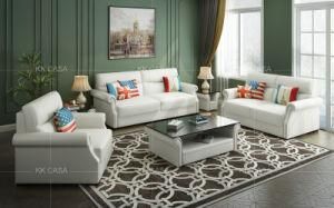 Genuine Leather Material and Living Room Sofa Specific Use Sofa Set