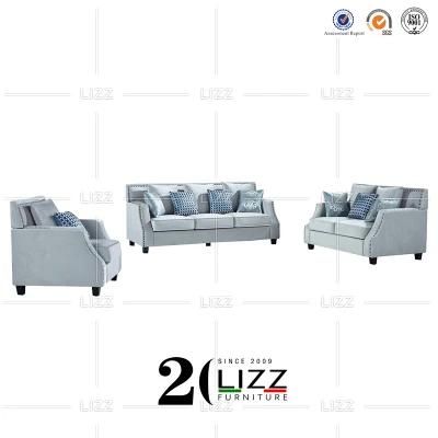 Modern Living Room Furniture Velvet Fabric Sofa