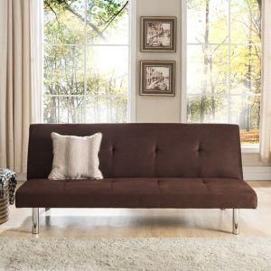 Modern Furniture Functional Home Leisure Suede Fabric Sofa Bed